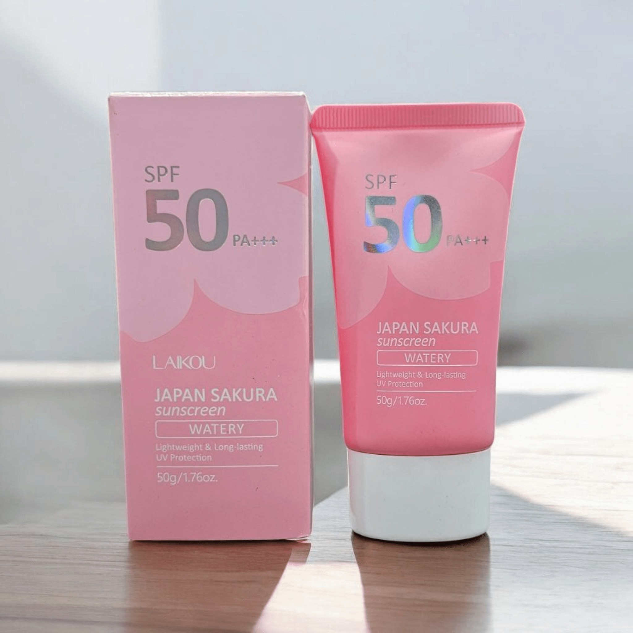 Laikou Japan Sakura Sunscreen (SPF 50+ PA+++)