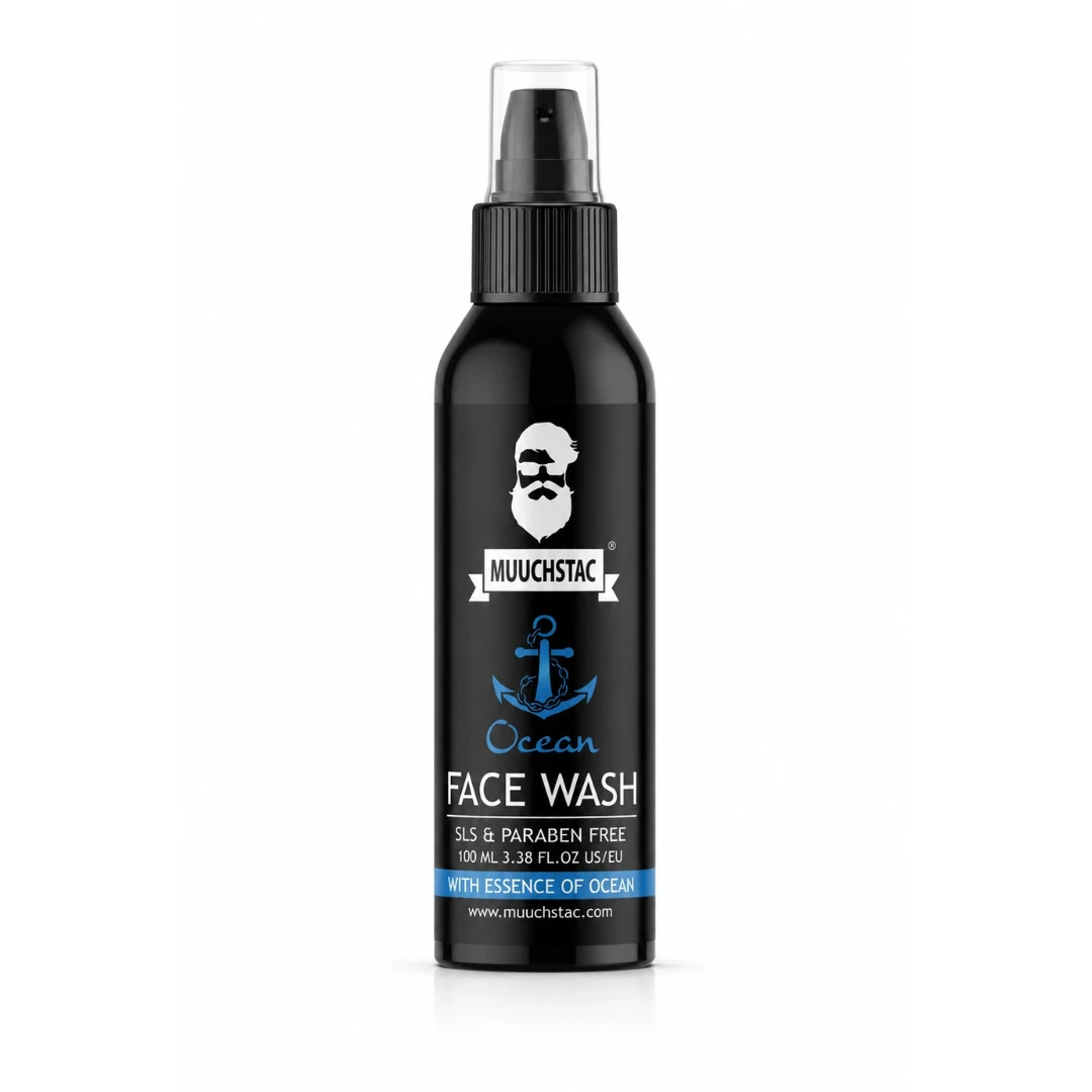 MUUCHSTAC Ocean Face Wash – SLS & Paraben Free | 100ml