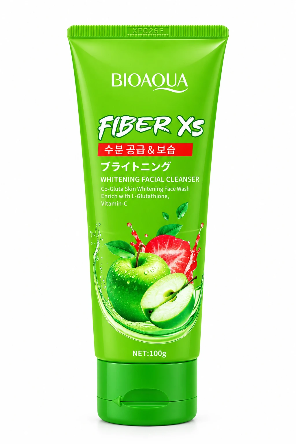 BIOAQUA FIBER XS Whitening Facial Cleanser – 100g